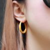 Small Silver Hoop Earrings