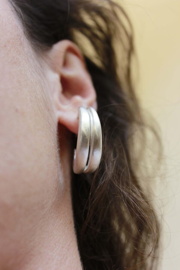 chunky hoop earrings