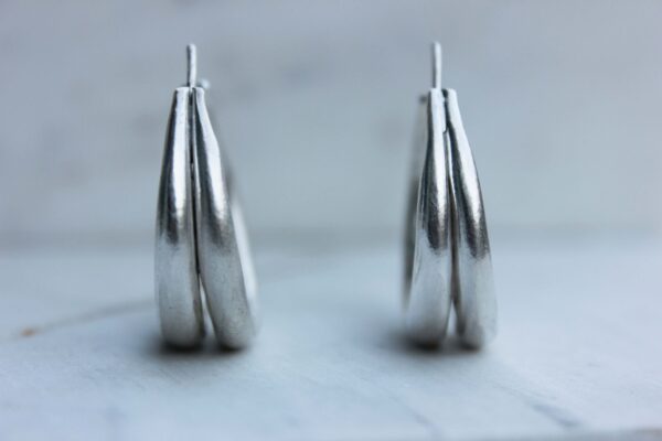 chunky hoop earrings