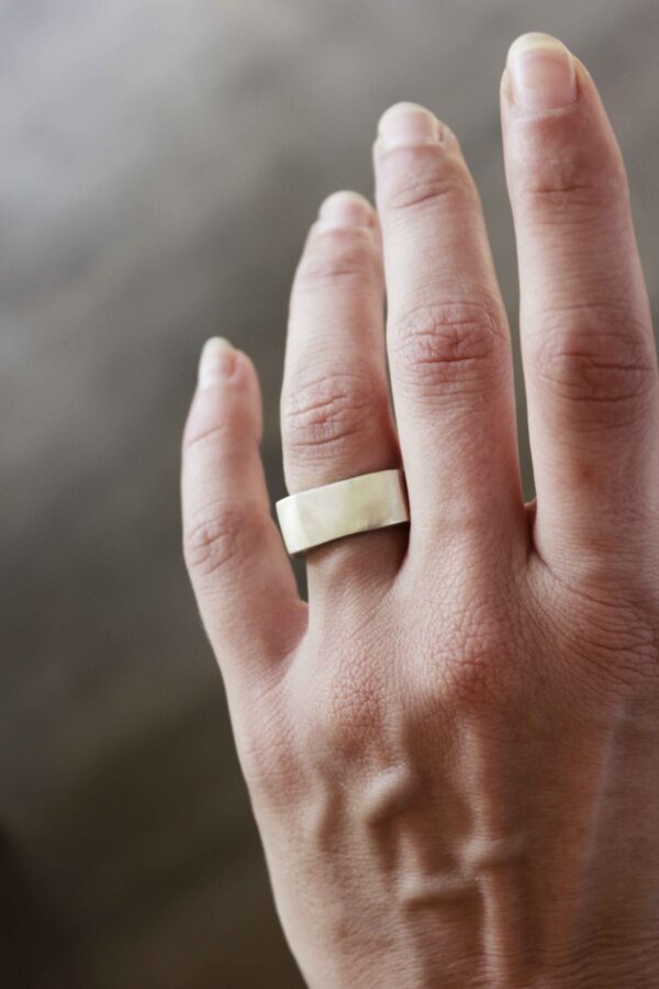 Taurian unisex silver ring