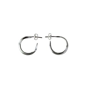 Unisex Chenier Hoop Earrings