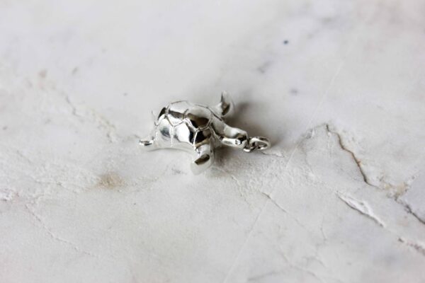 Silver Tortoise Charm - Image 2