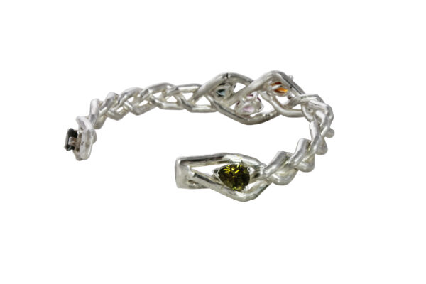 Braided Bracelet with Tourmalines - Image 3