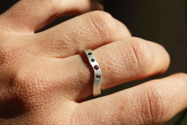 Rainbow Stones Ring