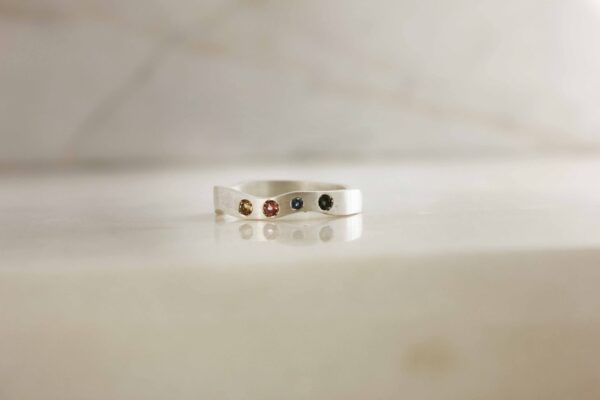 Rainbow Stones Ring