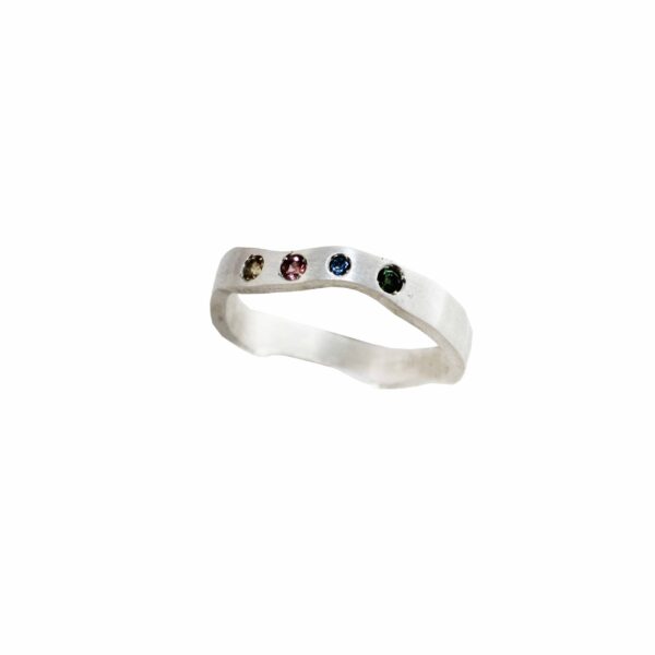 Rainbow Stones Ring