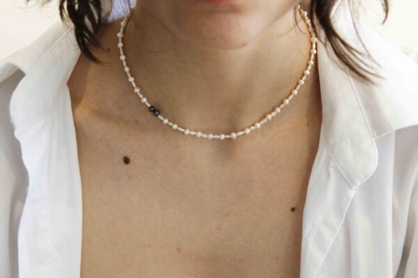 Midnight Pearl Necklace